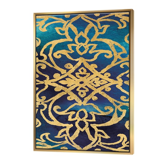 Designart - metallic Glam Indigo Form II